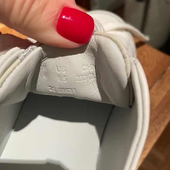 Axel Arigato Women's White Clean 90 Animal Low-Top Sneakers size 6.5 - Picture 9 of 10